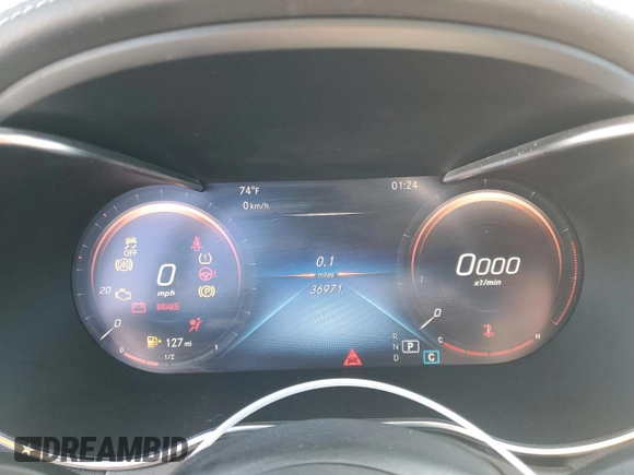 2020 Mercedes-Benz C 300 with VIN WDDWK8DB3LF959785, listed as a Copart auction lot 88890315 with 36,971 mi miles and Salvage Title. Bid and sale history available at DreamBid. Image 9.