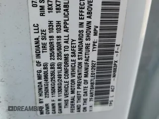 2020 Honda CR-V EX-L z VIN 7FART6H87LE012927, wystawiony jako Copart lot #49211085 z przebiegiem 79 188 mil mil oraz Szkoda całkowita • Salvage title. Historia ofert i sprzedaży dostępna na DreamBid. Obrazek 14.