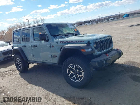 2024 Jeep Wrangler Rubicon с VIN 1C4PJXFG2RW307706, выставлен на аукционе IAAI как лот 41355608 с пробегом 13 378 миль миль и . История ставок и продаж доступна на DreamBid. Изображение 1.