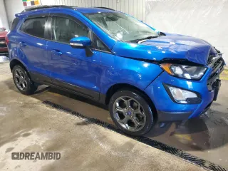 2018 Ford EcoSport SES z VIN MAJ6P1CL6JC189860, wystawiony jako Copart lot #44791845 z przebiegiem 92 069 mil mil oraz Szkoda całkowita • Salvage title. Historia ofert i sprzedaży dostępna na DreamBid. Obrazek 4.