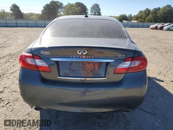 2013 Infiniti M37 with VIN JN1BY1AP2DM510404, listed as a Copart auction lot 76295144 with 134,586 mi miles and Salvage Title. Bid and sale history available at carsss.com. Image 6.