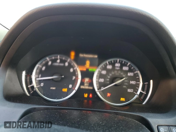 2019 Acura TLX with VIN 19UUB2F33KA003465, listed as a Copart auction lot 84418434 with 96,338 mi miles and Salvage Title. Bid and sale history available at carsss.com. Image 9.