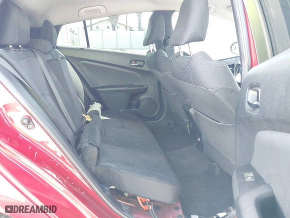 2017 Toyota Prius Two with VIN JTDKBRFU0H3538662, listed as a IAAI auction lot 42011499 with 90,862 mi miles. Bid and sale history available at carsss.com. Image 8.