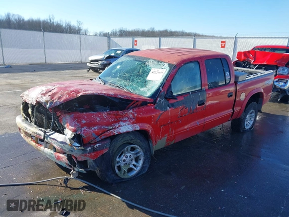2002 Dodge Dakota Sport with VIN 1B7HG38N42S715838, listed as a IAAI auction lot 41229054 with 1 mi miles. Bid and sale history available at carsss.com. Image 21.