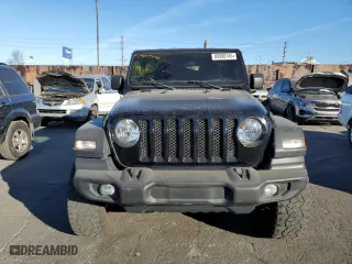 2018 Jeep Wrangler Unlimited Sport with VIN 1C4HJXDG6JW105088, listed as a Copart auction lot 89300745 with 80,928 mi miles and Salvage Title. Bid and sale history available at carsss.com. Image 5.
