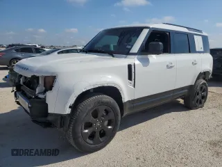2022 Land Rover Defender with VIN SALE3ERU5N2070582, listed as a Copart auction lot 69754104 with 19,158 mi miles and Salvage title. Bid and sale history available at DreamBid. Image 1.