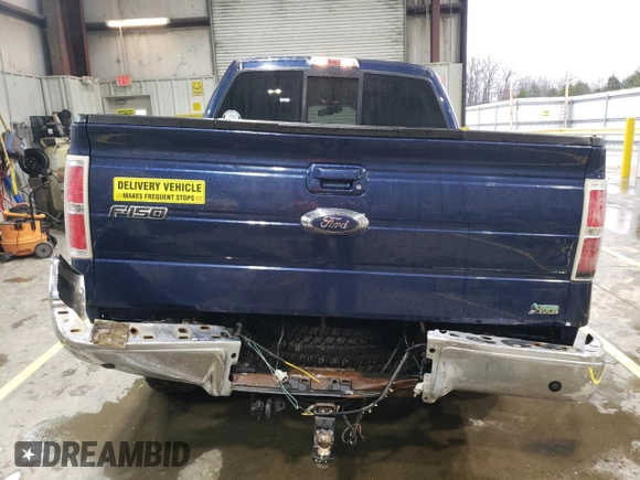 2010 Ford F-150 XL with VIN 1FTFW1EVXAFB92416, listed as a Copart auction lot 51909125 with 210,718 mi miles and Salvage Title. Bid and sale history available at carsss.com. Image 6.