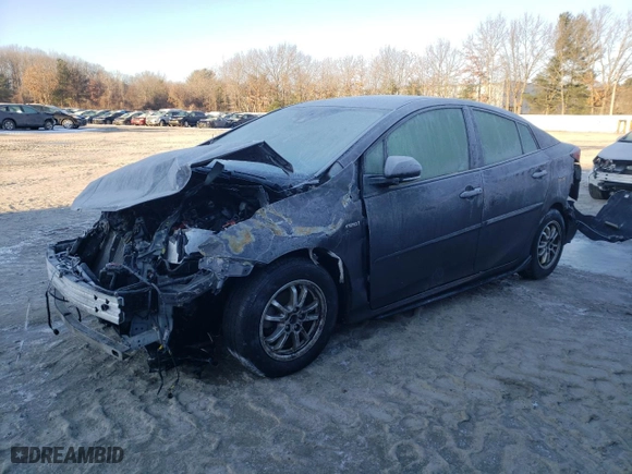 2022 Toyota Prius LE with VIN JTDL9MFU3N3033391, listed as a Copart auction lot 86853604 with 0 mi miles and Salvage Title. Bid and sale history available at carsss.com. Image 1.