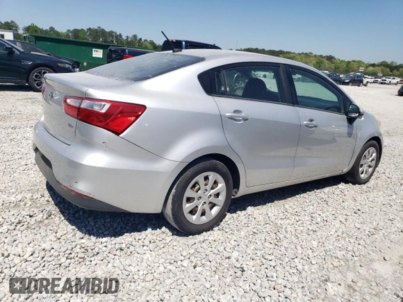 2016 Kia Rio LX with VIN KNADM4A38G6594881, listed as a Copart auction lot 51914845 with 160,553 mi miles and Clean Title. Bid and sale history available at DreamBid. Image 3.