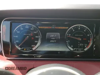 2017 Mercedes-Benz S 63 AMG z VIN WDDXJ7JB2HA024588, wystawiony jako Copart lot #59198315 z przebiegiem 29 577 mil mil oraz Szkoda całkowita • Salvage title. Historia ofert i sprzedaży dostępna na DreamBid. Obrazek 9.