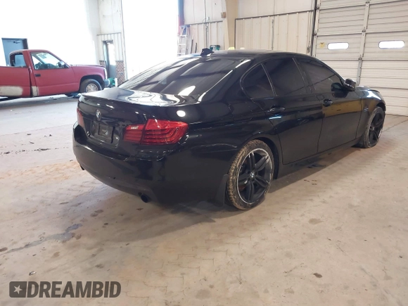 2014 BMW 5 Series 535i with VIN WBA5B1C57ED480208, listed as a IAAI auction lot 41257404 with 114,340 mi miles and . Bid and sale history available at DreamBid. Image 4.