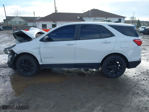 2020 Chevrolet Equinox LS with VIN 3GNAXSEV2LS611202, listed as a IAAI auction lot 41209738 with 76,327 mi miles. Bid and sale history available at carsss.com. Image 14.