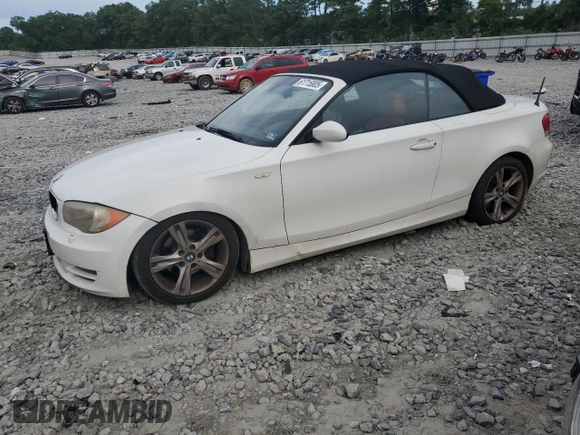 2008 BMW 1 Series 128i with VIN WBAUL73568VE88071, listed as a Copart auction lot 61715805 with 178,688 mi miles and Salvage title. Bid and sale history available at DreamBid. Image 1.