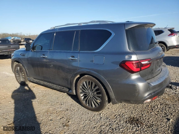 2021 Infiniti QX80 PREMIUM SELECT with VIN JN8AZ2AF5M9719792, listed as a Copart auction lot 46295815 with 59,926 mi miles and Clean Title. Bid and sale history available at carsss.com. Image 2.