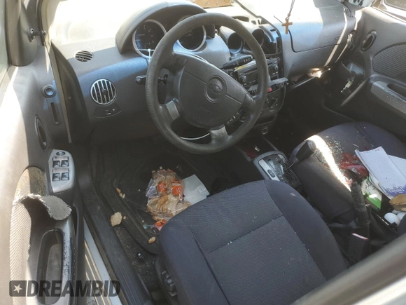 2006 Chevrolet Aveo LT with VIN KL1TG66636B522245, listed as a Copart auction lot 55668655 with Not provided miles and Salvage title. Bid and sale history available at DreamBid. Image 8.
