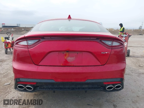 2020 Kia Stinger GT with VIN KNAE35LC8L6075740, listed as a IAAI auction lot 41930433 with 55,974 mi miles and . Bid and sale history available at DreamBid. Image 16.