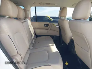 2023 Nissan Armada SV with VIN JN8AY2AC4P9183740, listed as a IAAI auction lot 41333249 with 10,906 mi miles. Bid and sale history available at carsss.com. Image 8.