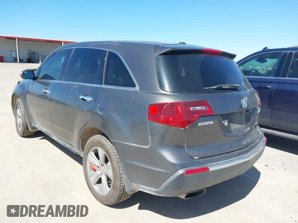 2011 Acura MDX Tech Pkg with VIN 2HNYD2H67BH541910, listed as a IAAI auction lot 41719945 with 162,884 mi miles. Bid and sale history available at carsss.com. Image 3.