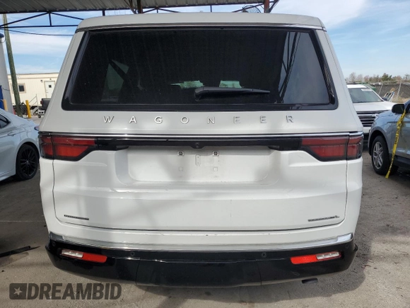 2023 Jeep Wagoneer Series II with VIN 1C4SJSBPXPS529935, listed as a Copart auction lot 42969005 with 34,453 mi miles and Clean title. Bid and sale history available at DreamBid. Image 6.