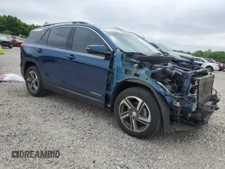 2020 GMC Terrain SLT with VIN 3GKALPEV1LL104405, listed as a Copart auction lot 54745105 with 65,586 mi miles and Salvage title. Bid and sale history available at DreamBid. Image 4.