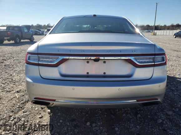 2017 Lincoln Continental Reserve with VIN 1LN6L9RP3H5634709, listed as a Copart auction lot 79034684 with 42,552 mi miles and Salvage Title. Bid and sale history available at carsss.com. Image 6.