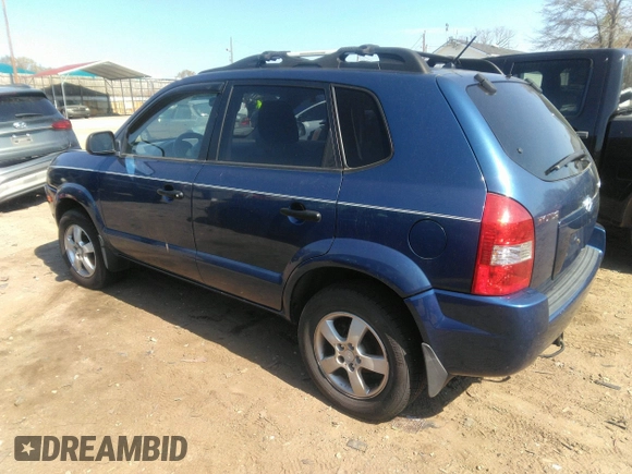 2006 Hyundai Tucson GL with VIN KM8JM12B46U402808, listed as a IAAI auction lot 41902007 with 127,432 mi miles. Bid and sale history available at carsss.com. Image 3.