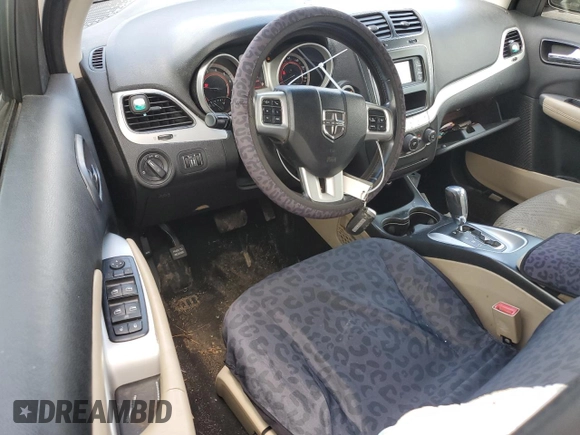 2012 Dodge Journey SXT with VIN 3C4PDCBG5CT135724, listed as a Copart auction lot 56938415 with 180,548 mi miles and Salvage title. Bid and sale history available at DreamBid. Image 8.
