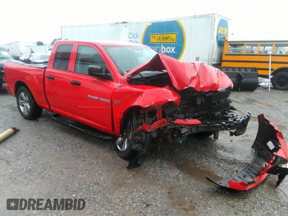2012 Ram 1500 Express with VIN 1C6RD6FT7CS332002, listed as a IAAI auction lot 35835574 with 142,783 mi miles and . Bid and sale history available at DreamBid. Image 1.