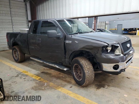 2006 Ford F-150 STX with VIN 1FTRX14W66NA37122, listed as a Copart auction lot 82414464 with 235,736 mi miles and Salvage title. Bid and sale history available at DreamBid. Image 4.