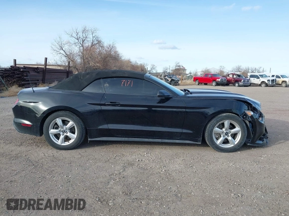 2015 Ford Mustang V6 with VIN 1FATP8EM8F5338590, listed as a IAAI auction lot 41707171 with 91,686 mi miles and . Bid and sale history available at DreamBid. Image 14.