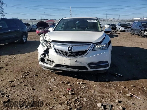 2016 Acura MDX with VIN 5FRYD4H27GB014637, listed as a Copart auction lot 88824295 with 82,713 mi miles and Salvage Title. Bid and sale history available at DreamBid. Image 12.