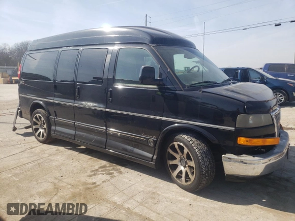 2006 GMC Savana Commercial SRW C6Y z VIN 1GDFG15T761243429, wystawiony jako Copart lot #65395394 z przebiegiem 147 222 mil mil oraz Szkody całkowita. Historia ofert i sprzedaży dostępna na DreamBid. Obrazek 4.