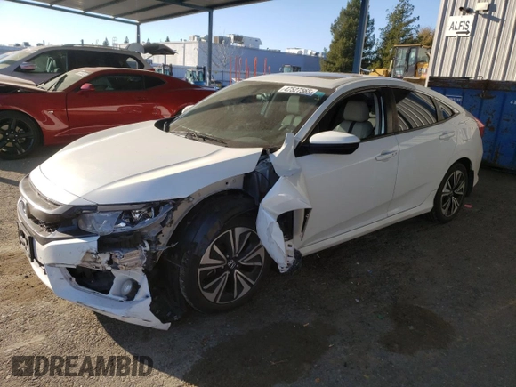 2017 Honda Civic EX-T with VIN 2HGFC1F32HH656492, listed as a Copart auction lot 47527565 with 81,229 mi miles and Salvage Title. Bid and sale history available at carsss.com. Image 1.