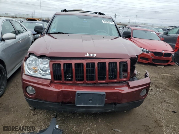 2007 Jeep Grand Cherokee Laredo with VIN 1J8GR48K97C624642, listed as a Copart auction lot 51072255 with 59,566 mi miles and Salvage Title. Bid and sale history available at carsss.com. Image 5.