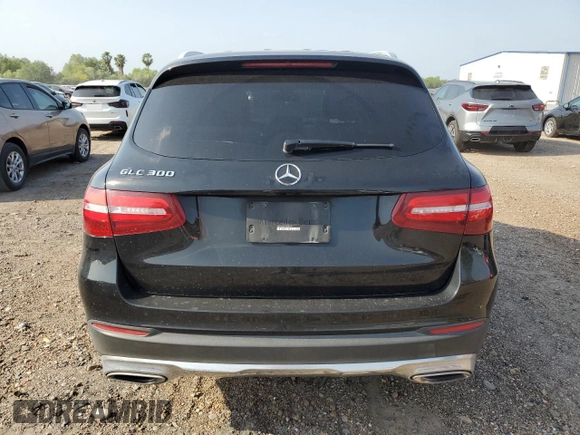 2018 Mercedes-Benz GLC with VIN WDC0G4JB1JV080135, listed as a Copart auction lot 51923565 with 0 mi miles and Salvage Title. Bid and sale history available at carsss.com. Image 6.