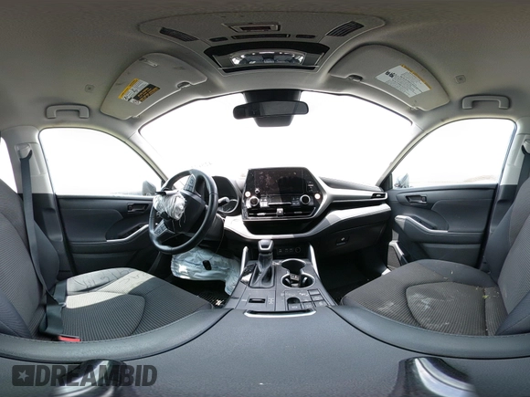 2023 Toyota Highlander L with VIN 5TDKDRAH2PS509679, listed as a IAAI auction lot 42512479 with 43,477 mi miles and . Bid and sale history available at DreamBid. Image 19.