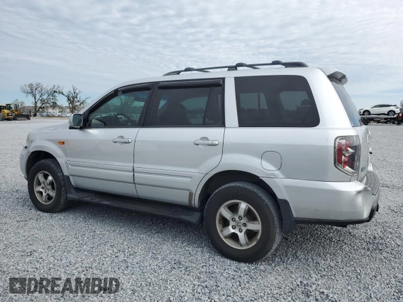 2008 Honda Pilot EX-L with VIN 5FNYF28798B004334, listed as a Copart auction lot 87737055 with 216,630 mi miles and Salvage Title. Bid and sale history available at DreamBid. Image 2.