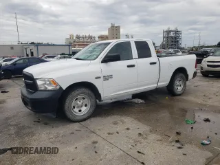 2019 Ram 1500 Tradesman z VIN 1C6RR6FT1KS602566, wystawiony jako Copart lot #61107825 z przebiegiem 125 137 mil mil oraz Czysty tytuł • Clean title. Historia ofert i sprzedaży dostępna na DreamBid. Obrazek 1.