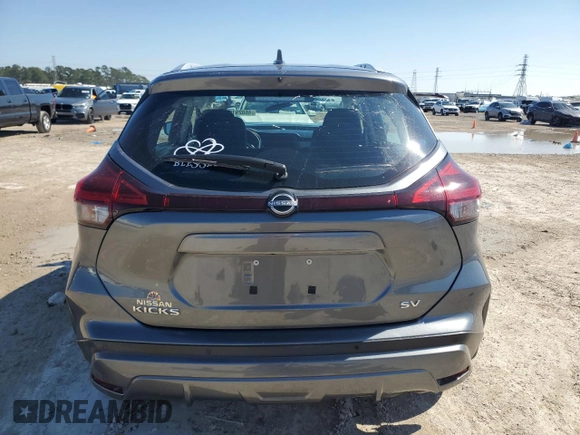 2024 Nissan Kicks SV with VIN 3N1CP5CV2RL473575, listed as a Copart auction lot 46029155 with 23,157 mi miles and Salvage Title. Bid and sale history available at carsss.com. Image 6.