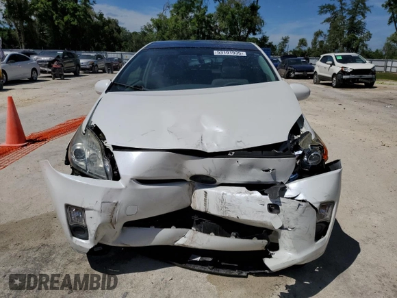 2011 Toyota Prius I with VIN JTDKN3DUXB1418541, listed as a Copart auction lot 53191935 with 111,459 mi miles and Salvage Title. Bid and sale history available at DreamBid. Image 5.