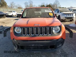 2018 Jeep Renegade Sport with VIN ZACCJBAB2JPJ31557, listed as a Copart auction lot 43350945 with 222,723 mi miles and Salvage Title. Bid and sale history available at DreamBid. Image 5.