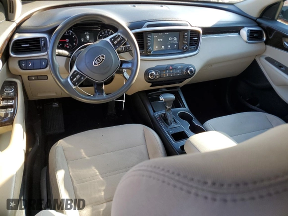 2019 Kia Sorento L with VIN 5XYPG4A3XKG448754, listed as a Copart auction lot 47989245 with 125,461 mi miles and Salvage Title. Bid and sale history available at DreamBid. Image 8.