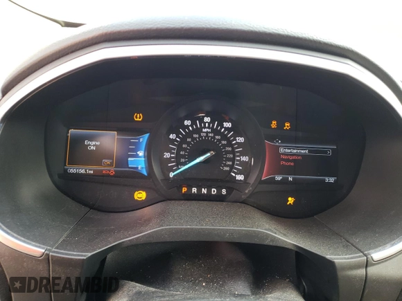 2016 Ford Edge Titanium with VIN 2FMPK3K91GBB47650, listed as a Copart auction lot 44604005 with 55,156 mi miles and Salvage Title. Bid and sale history available at carsss.com. Image 9.