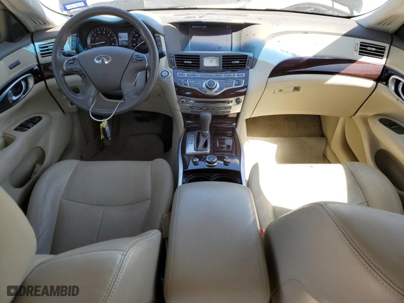 2015 Infiniti Q70L with VIN JN1BY1PP1FM601383, listed as a Copart auction lot 49995415 with 109,963 mi miles and Salvage Title. Bid and sale history available at carsss.com. Image 8.