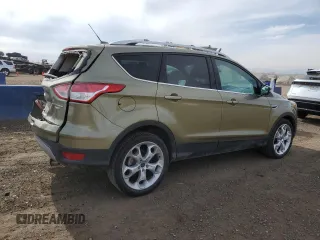 2013 Ford Escape Titanium with VIN 1FMCU9J96DUB55231, listed as a Copart auction lot 44818205 with 79,595 mi miles and Salvage title. Bid and sale history available at DreamBid. Image 3.