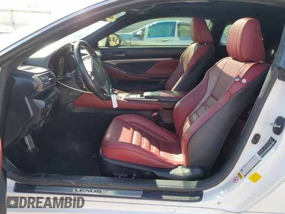 2016 Lexus RC 300 F Sport with VIN JTHSM5BC5G5000198, listed as a Copart auction lot 57886845 with 86,063 mi miles and Salvage title. Bid and sale history available at DreamBid. Image 7.