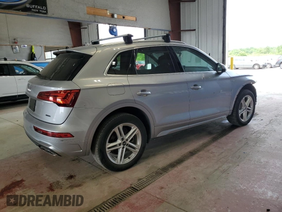 2021 Audi Q5 Premium with VIN WA1G2AFY9M2048564, listed as a Copart auction lot 89156695 with 59,950 mi miles and Salvage title. Bid and sale history available at DreamBid. Image 3.