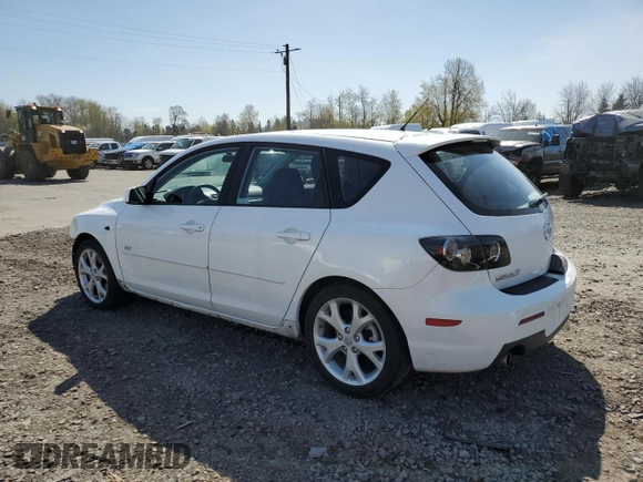 2008 Mazda 3 S GT with VIN JM1BK344781820535, listed as a Copart auction lot 51991305 with 146,153 mi miles and Salvage Title. Bid and sale history available at DreamBid. Image 2.