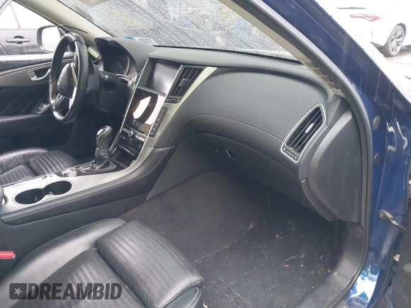 2018 Infiniti Q50 3.0t LUXE with VIN JN1EV7AR9JM430622, listed as a IAAI auction lot 41950920 with 88,588 mi miles. Bid and sale history available at carsss.com. Image 5.