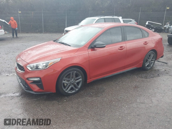 2020 Kia Forte GT-Line with VIN 3KPF34AD0LE224374, listed as a IAAI auction lot 41053534 with 51,441 mi miles. Bid and sale history available at carsss.com. Image 18.